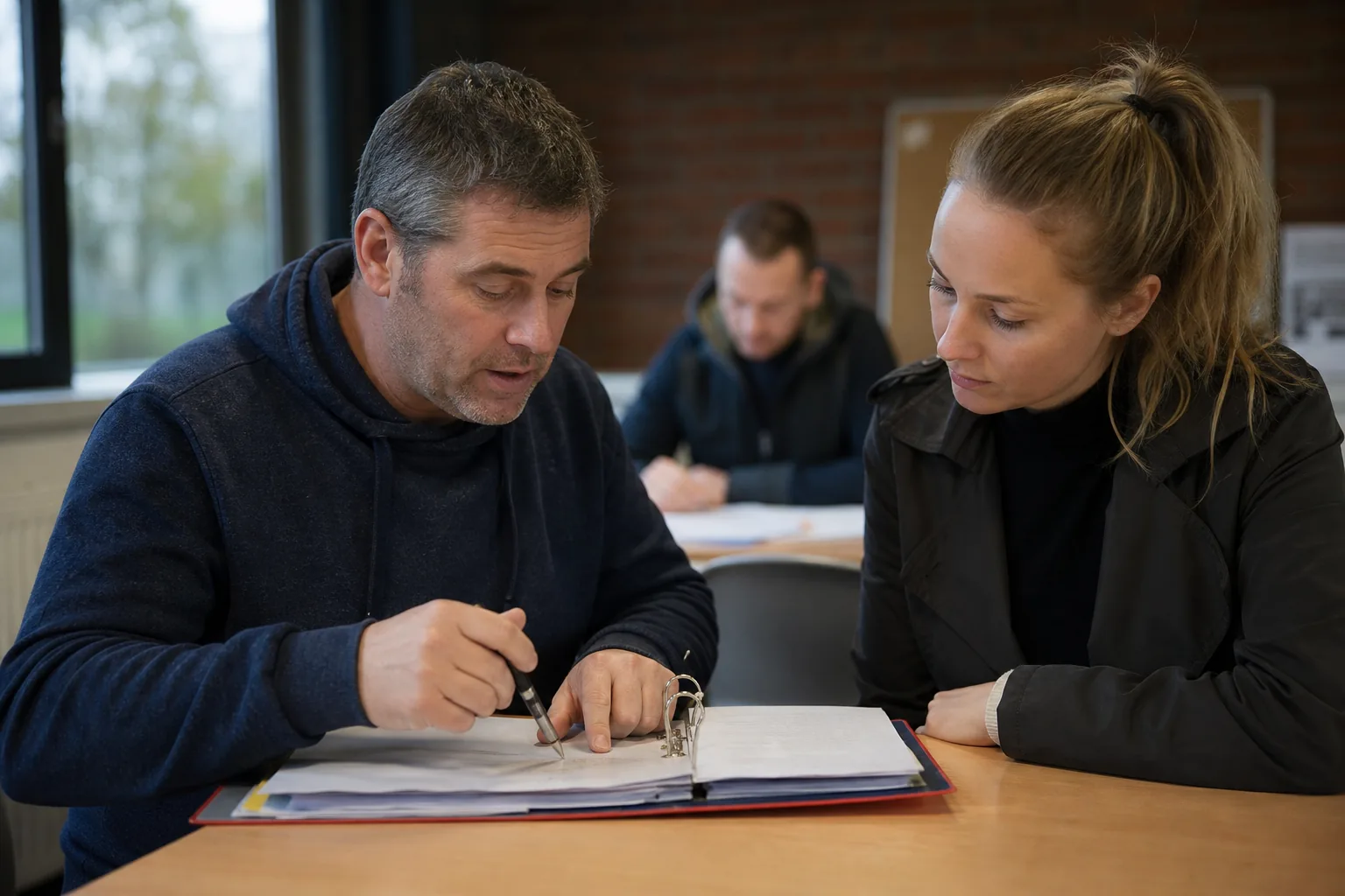 Een Nederlandse sportclub of leslokaal. Beeld bij het artikel: Wat moet er allemaal afgetekend zijn voordat je het praktijkexamen durft aan te vragen?